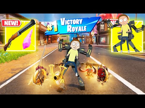 MECHA MORTY vs 3 NEW MEDALLIONS & MYTHIC’S CHALLENGE (Fortnite Chapter 6)