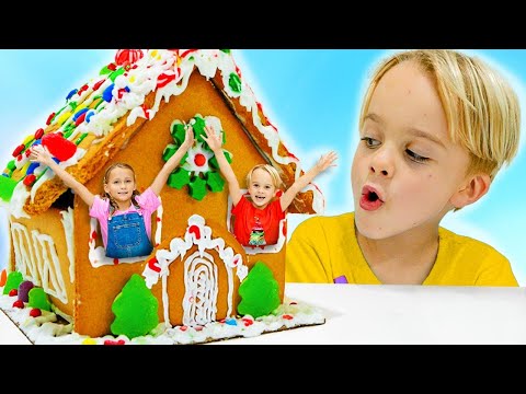 Chris and Alice learn how to decorate Gingerbread House!