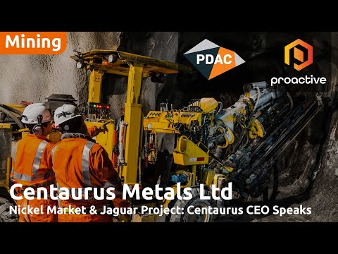 Centaurus Metals CEO highlights Jaguar Nickel project’s strong cost position & growth potential