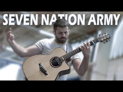 SEVEN NATION ARMY (The White Stripes) on Acoustic Guitar - Luca Stricagnoli