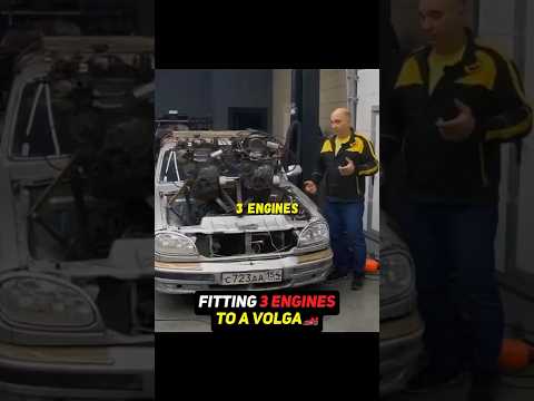 We swap a makeshift V12 engine into a Volga