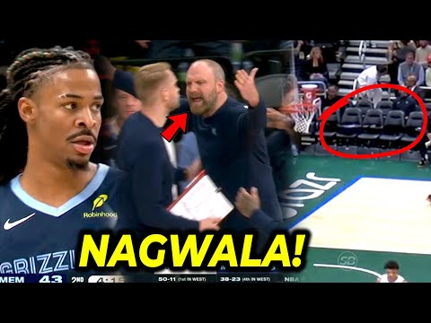 NAGWALA ang coach sa nangyari kay Ja Morant! | Wala nang tao sa bench ng Mavs, WORST moment!