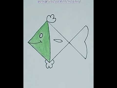 Kite Drawing | very easy drawing for kids | #kitedrawing #kite #drawing #drawingforkids #kiteflying