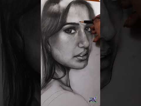 Disha Patani #portraitdrawing #dishapatani #dishapatanifanart #viralshorts #shorts