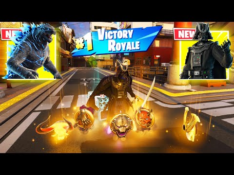 DARTH VADER vs "GODZILLA PORTAL" 3 NEW MEDALLIONS & MYTHIC’S CHALLENGE (Fortnite Chapter6)