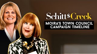 Moira’s Town Council Campaign Timeline - Schitt’s Creek