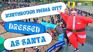 Chaotic 5k Shakeout Run for Santa before the BIG DAY - RunThrough Media City 5k & 10k