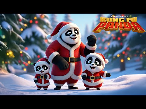 KUNG FU PANDA PO's Singing Songs Christmas Song for Kids | Jingle Bells Melody #holidayswithyoutube