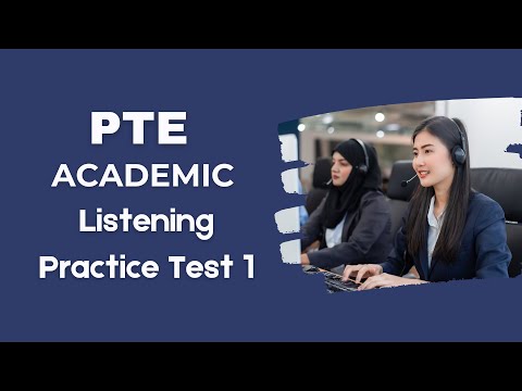 PTE Academic Listening Full Test 1 with Answers (2024) #ptelistening #pte