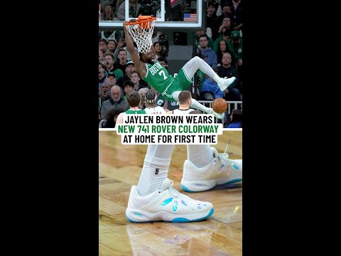 Jaylen Brown wears new 741 rover colorway for the first time at TD Garden