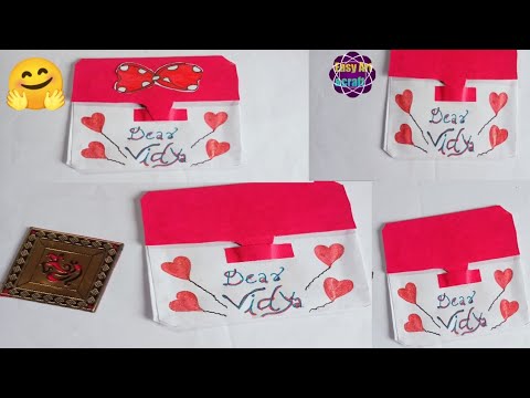 How To Make A Cute Mini Paper wallet l Origami Wallet l Origami craft with paper l DIY  Paper Wallet