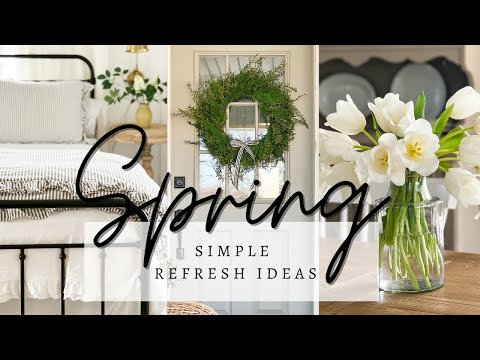 Refresh your Home for SPRING! | Minimal Spring Decor Ideas