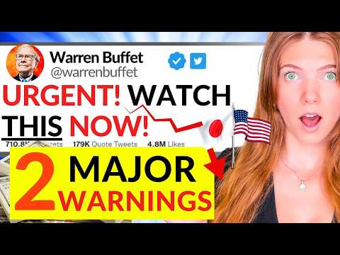 URGENT: STOCK MARKET CRASH could GET WORSE - JAPAN & US RECESSION CYCLE (DO THIS)