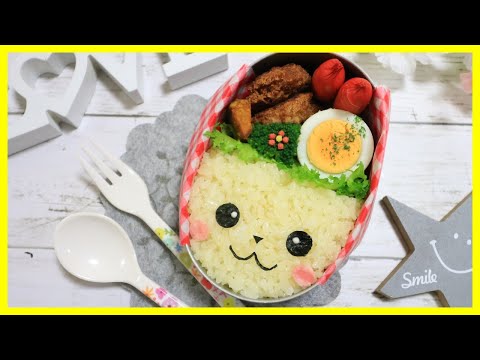 簡単！ピカチュウ  弁当 【 キャラ弁 / ポケモン 】How to make Japanese Bento of  Pikachu / 피카츄 포켓몬