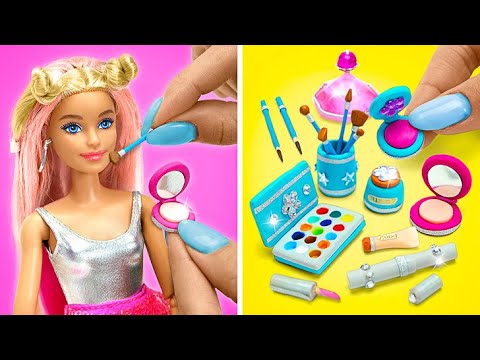 💖 DIY Mini Doll Makeup That Actually Looks Real! Easy & Fun! 💄🎨