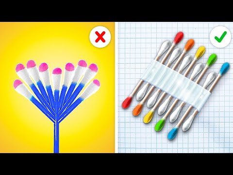 THE BEST SCHOOL HACKS FOR STUDENTS || Easy Drawing Hacks to Impress Your Teachers by 123 GO!