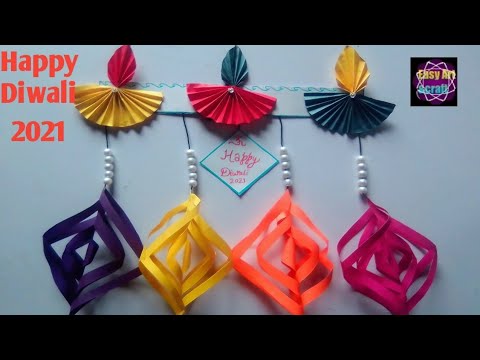 Diwali Wall Hanging Craft | DIY Decorative Wall Hanging | Diwali Decoration Ideas 2021