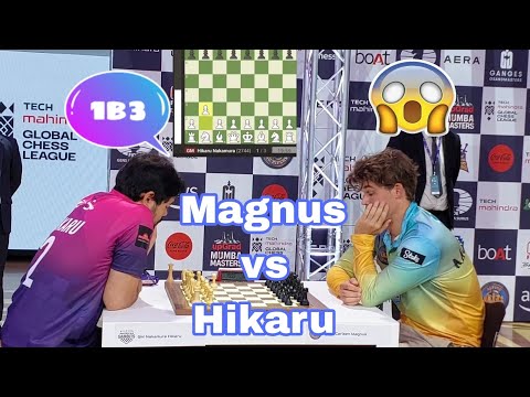 Hikaru Nakamura plays 1 b3 against Magnus Carlsen in Global chess league