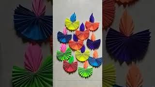 Paper Diya Wallhanging#diwalidecoration#diypaperdiya#shorts#youtubeshorts