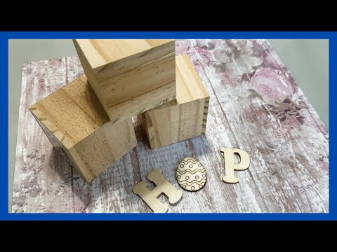 Easy Easter DIY || Easter Shelf Sitter DIY || Just 1 Quick Craft