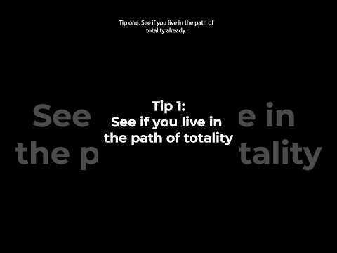 ONE MONTH TO GO! Traveling to see the eclipse in April? Here are a few tips and tricks to help! 1/2