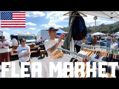 (with English subtitles) The world's largest vintage market | rose bowl flea market