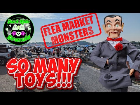 RETRO TOY HUNTING TWO FLEA MARKETS & A TOY SHOW !