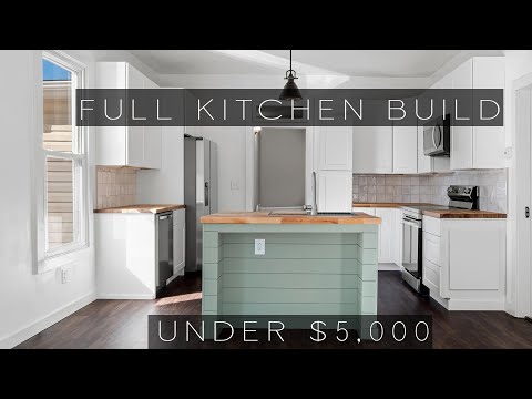 Complete DIY Kitchen Build for $5000  |  EPIC Budget Kitchen Makeover