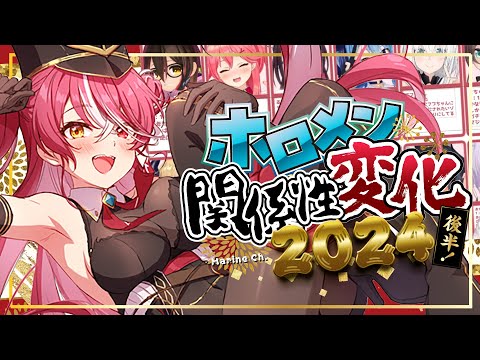 【2024年】後編！ホロメンとの関係性変化を振り返る【ホロライブ/宝鐘マリン】