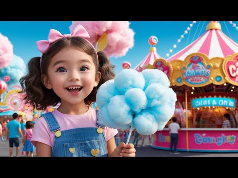 Cotton Candy, Cotton Candy, Sweet and Light | Fun Nursery Rhyme for Kids | Sing-Along Song