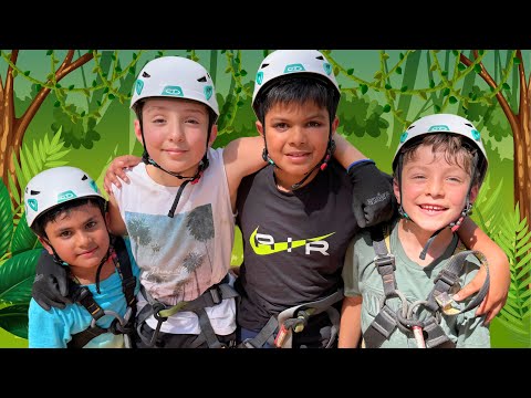 Adventure Park for Kids 🎟️ Tree Surfing Rope Course 🪢 Family Fun Trips