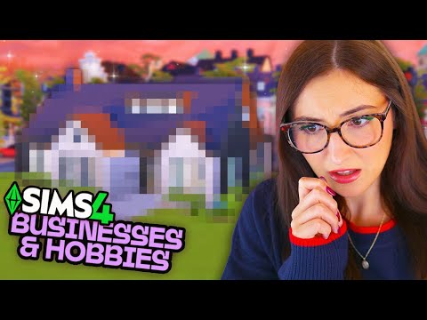 can i build a house using ONLY businesses & hobbies in the sims 4?