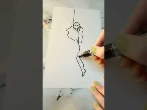 Linear Symphony #drawing #satisfying #ytshorts #viral