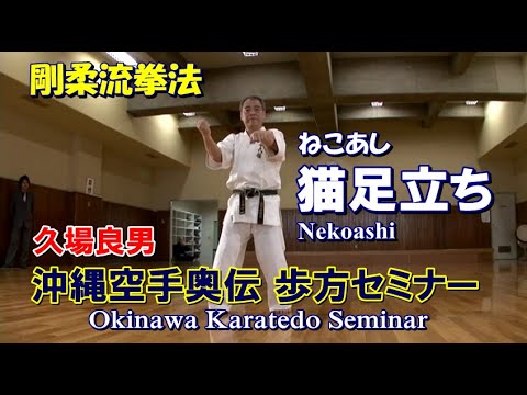 猫足立ち 沖縄空手奥伝 歩方セミナー 久場良男 nekoashi-dachi okinawa nahate karatedo