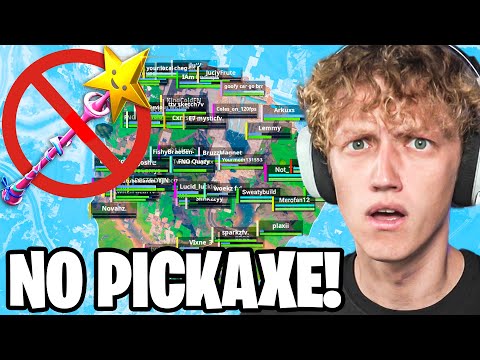 I BANNED PICKAXES from my Fortnite Tournament... (impossible)