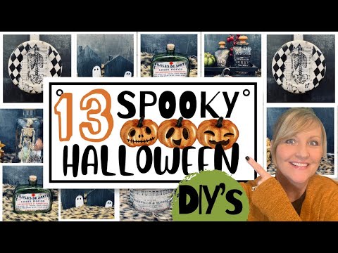 You don't want to miss these!!! 13 HALLOWEEN SPOOKY DIY'S