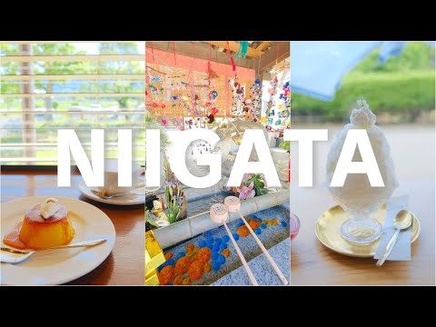 Niigata solo travel vlog - sightseeing, cafes, restaurants, hotel / Japan trip