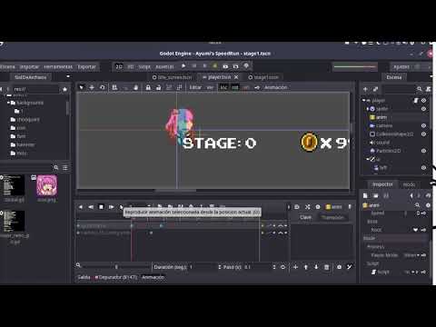 Die Animation in Godot Engine Animation Editor