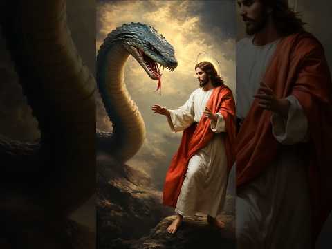 Jesus vs Snake 👑 #jesus #jesusisking #fé #oração #deus#oracao #oraçãodamanh #oraçãodanoite