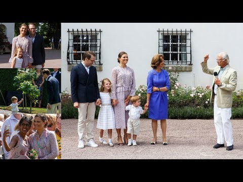 All the best clips from Crown Princess Victoria's 41st birthday in Solliden