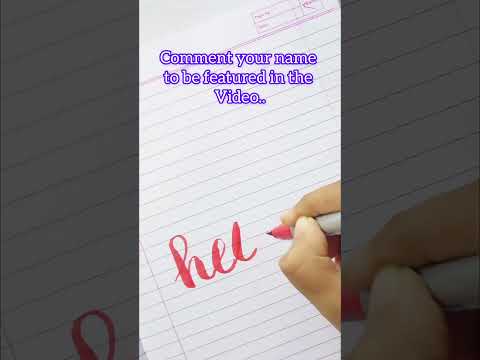 Learn Calligraphy (with Brushpens )#shorts #calligraphyart #calligraphy #lettering