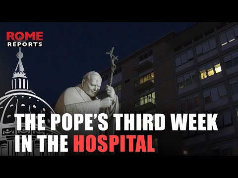 SUMMARY The pope's third week in the hospital