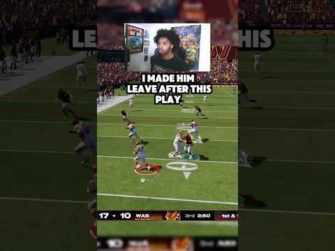 No way he LEFT 💀#football #madden #cheifs #viralshort #gaming