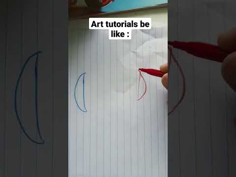 Art tutorials be like #funny #memes