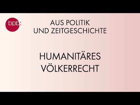 Humanitäres Völkerrecht (APuZ #31)