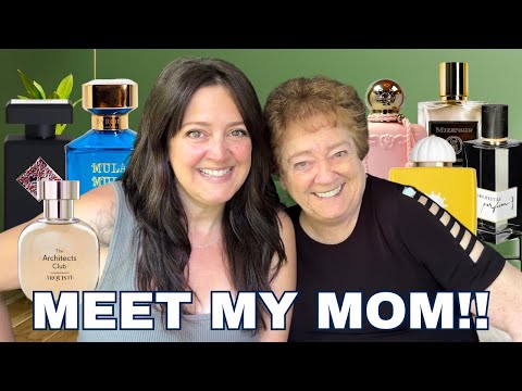 My MOM Smells Her FIRST NICHE PERFUMES!! 😃💕 Mom Rates Popular Niche Fragrances! A 10/10 Perfume? ⭐️