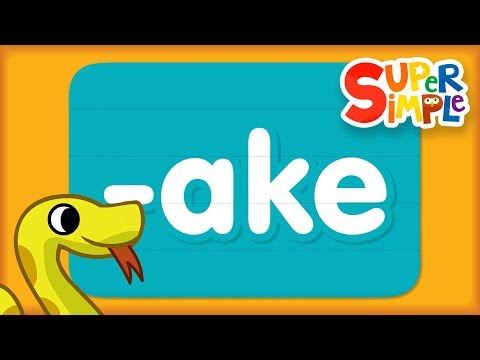 Word Family "ake" | Turn And Learn ABCs | Preschool Learning