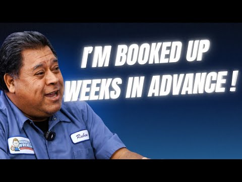 Plumber is booked up weeks in advance! This is how he does it! Podcast #1