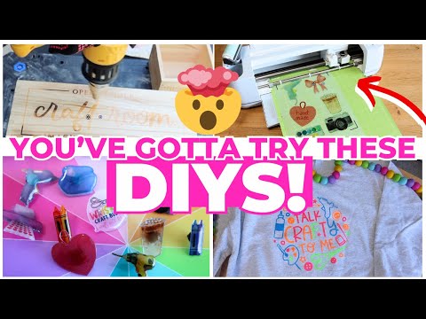 EXCITING NEW Cricut DIYs you'll want to make IMMEDIATELY! 🤯