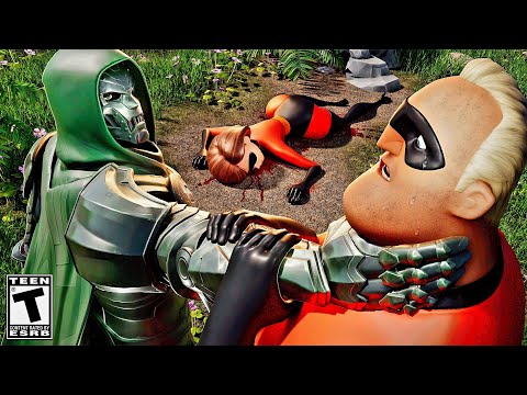 Mr. Incredible VS Doctor Doom - Fight for Freedom.. Fortnite Incredibles